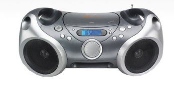 Memorex Sport CD/MP3 portable Boombox with AM/FM Radio and Digital Display/ AUX input
