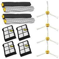 Tangle-Free Debris Extractor Hepa Filters Side Brush Kit for iRobot Roomba 800 900 series 870 880 980 Vacuum Cleaning...