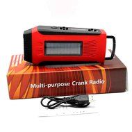 RunningSnail Mulit-Pupose Solar Digital Hand Crank AM/FM/NOAA Weather Radio,1W LED Flashlight, 2000 mAh Power... N6
