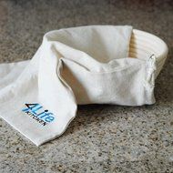 Banneton Proofing Basket, 8.5 inch Brotform Bread Dough bowl with Liner and Linen Bread Storage Bag for Round... N3