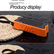 Waterproof WiFi Speaker, TEQStone Portable Wireless Speaker Music Player Louderspeaker with Bass and Microphone... N7