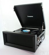 Steepletone SRP1R 11 Black Music Centre Record Player / Turntable plays 33 / ... N2