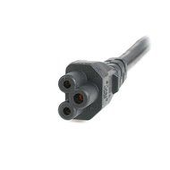 StarTech.com 6 ft Standard Laptop Power Cord - NEMA 5-15P to C5 - 6ft NEMA 5-15P to IEC 320 C5 Power Cable - 3... N4