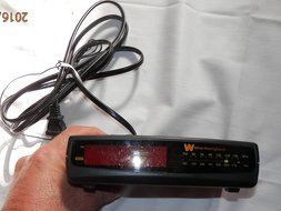 White-Westinghouse Radio Clock Model WCR-15313