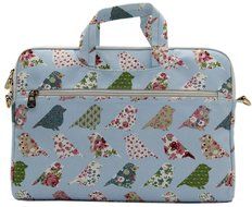 Canvaslove Black Easter Egg Patten Canvas Laptop Shoulder Bag 11 Inch 12 Inch 13 Inch Laptop Messenger Bag 13.3... N44