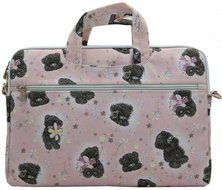 Canvaslove Black Easter Egg Patten Canvas Laptop Shoulder Bag 11 Inch 12 Inch 13 Inch Laptop Messenger Bag 13.3... N46