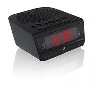 GPX C224B Dual Alarm Clock AM/FM Radio with Red LED Display (Black), New,Digital AM/FM radio (PLL) N2