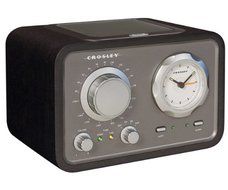 Crosley CR3005A-BK Duet Audiophile Radio with Alarm Clock and AroundSound Design (Black) N2