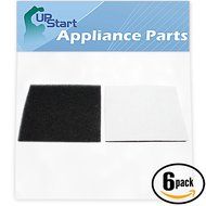 6-Pack Replacement Panasonic MC-CG917-00 Vacuum Foam Filter - Compatible Panasonic AC37KAKTZ000 Foam Filter