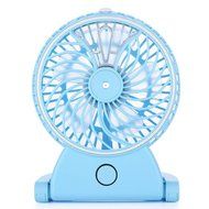 BASSTOP Portable Table Fan Mist Spray Cooling Desk Fan Air Handheld USB Mini Office Fan Quiet Personal Cooling... N6