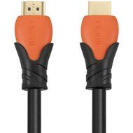 A-tech Series Blue&amp;black - High speed Hdmi Cable 100 Ft with Built-in Signal Booster Metal Black Case,Supports... N30