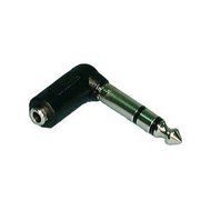 3.5mm Stereo Jack to 1/4" Plug Right Angle Adapter : 559RA