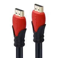A-tech Series Blue&amp;black - High speed Hdmi Cable 100 Ft with Built-in Signal Booster Metal Black Case,Supports... N33