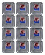 Set of 24 Jiffy Foil Disposable Aluminum 8" x 8" Square Cake Pans (24) N2