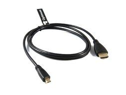 Optimum Orbis Micro Hdmi to Hdmi Cable for Lenovo Yoga 2 Pro, Yoga 11, Ideatab S6000, Miix 8, Miix 2 10, Lynx...