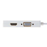 Mini DP to HDMI VGA Adapter, 2-in-1 (Two-In-One) Mini DisplayPort (Thunderbolt compatible) to HDMI/VGA converter... N18
