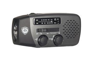 Champ Mini AM/FM and NOAA Weather Radio with USB Charging,RCEP400WR N4