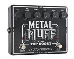 Electro-Harmonix Metal Muff Distortion with Top Boost Guitar Effects Pedal