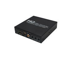 Udigital 1080P 3RCA CVBS L/R Audio or HDMI to HDMI Converter Box with Coaxial and 3.5mm Audio Output Upscaler N2