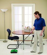 BISSELL BigGreen Commercial BG23 Sweeper with 2 Nylon Brush Rolls, 7-1/2" Cleaning Path, Green N3