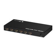 Portta PET0402 HDMI 4 port 4x2 Matrix with Remote v1.3 support 3D Super Slim 1080p N7