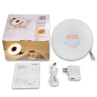 Sunrise Alarm Clock, BonyTek Wake Up Light Alarm Clock Radio Night Light Touch Control 4-Brightness Bedside Lamp... N6
