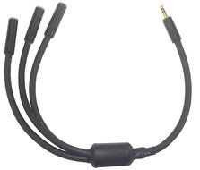 Wv-35to3/35kite-03 1/8" 3.5mm Stereo Plug Male to 3 1/8" 3.5mm Stereo Jack Female 1 Input 3 Output Stereo Audio... N2