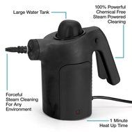 Jet Steamer - 15 in 1 Handheld Multi-Purpose Steam Cleaning System - Portable - Extra Long 3ft Floor Attachment... N7