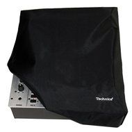 Technics: Mixer Cover - Black / Silver Embroidered N2