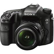 Sony Alpha A68 Digital SLR Camera &amp; 18-55mm with 55-200mm DT Lens + 32GB Card + Battery + Case + Strap + Flex...