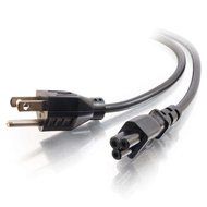 C2G 6ft 18 AWG 3-Slot Laptop Power Cord (NEMA 5-15P to IEC320C5)