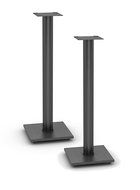 Atlantic Speaker Stands for Bookshelf Speakers up to 20 lbs - Pair (Black)