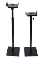 VideoSecu 2 Adjustable Steel Speaker Stands Universal Floor Stands for Front or Rear Surround Sound Speakers MS07B...