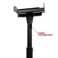 VideoSecu 2 Adjustable Steel Speaker Stands Universal Floor Stands for Front or Rear Surround Sound Speakers MS07B... N2