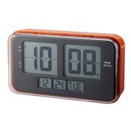 Idea International: Bruno Retro Digital Flip Clock Large - Orange N4
