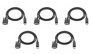 C&amp;E CNE96374 Premium Black DisplayPort Male to DVI Cable Male - 6 feet / 2 meters N2