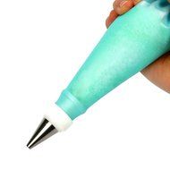 CTKcom Pastry Bags-3 Sizes Reusable Silicone Icing Piping Cream,Cake DIY Decorating Tool, with 3 Couplers