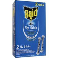 New RAID 2PKFSTIK-RAID Jumbo Fly Sticks, 2 pk