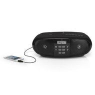 #1 Best ONN Audio Sport Portable Top-loading CD Player Boombox Tape Cassette Player/recorder with AM/FM Digital... N3