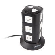 Power Strip, Safemore Smart 6-Outlet with 4-USB Surge Protection Power Socket 4000W 110-250V Worldwide Voltage... N11