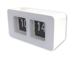 Thumbs Up! Retro Flip Clock, White