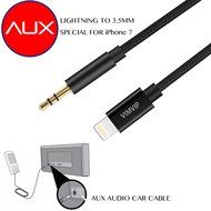 Lightning to 3.5mm Aux Audio Stereo Cable, VIMVIP Male to Male 3ft Nylon Auxiliary Audio Stereo Cable for iPhone... N3
