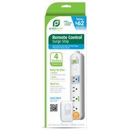Practecol 4-outlet Surge Strip with Remote