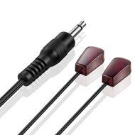 IR Infrared Emitter Extender Cable Extension (10 Feet 3M) Dual Head2 Eye 3.5mm Jack Infrared Red Transmitter Blaster... N3