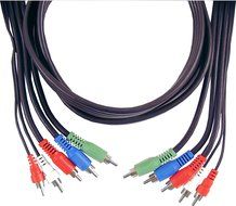 GE 73321 6-Feet Component Video/Audio Cable, Black N3