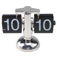 AGPtek&reg; Retro Auto Flip Single Stand Metal Desk Table Clock N6