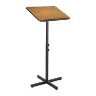 Safco Products 8921MH Adjustable Speaker Lectern Stand, Mahogany N3
