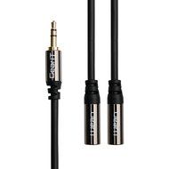 GearIT Pro Series Gold Plated 3.5mm Auxiliary Audio Stereo Y Headphone Splitter Extension Male to Female Cable... N10