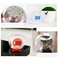 Colorful Lights Music Alarm Clock Natural Sound Alarm Clock Creative Lazy Snooze Mode Music Alarm Clock N4