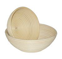 Paragon Storm Banneton Proofing Baskets Set of 2 Professional Rattan Artisan Baking Brotform for Bread and Dough N4